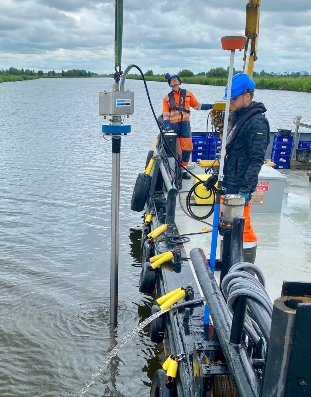 Waterbodemonderzoek BoutenGeotron Delfzijl-Lemmer (vibrocore)